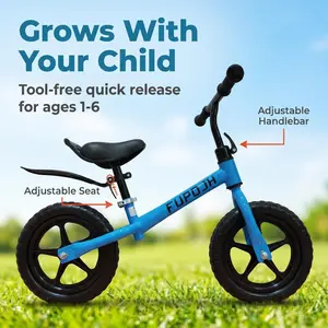 Premium Kids' Bike: Toddler Balance Bike for 2-Year-Old Girls with Adjustable Seat and Handlebars—Lightweight Bicycle for Kids Ages 2–5. Strider Bikes for Toddlers Ages 2–5. Toddler Girl's Bike for Indoor and Outdoor Use. Baby Bike