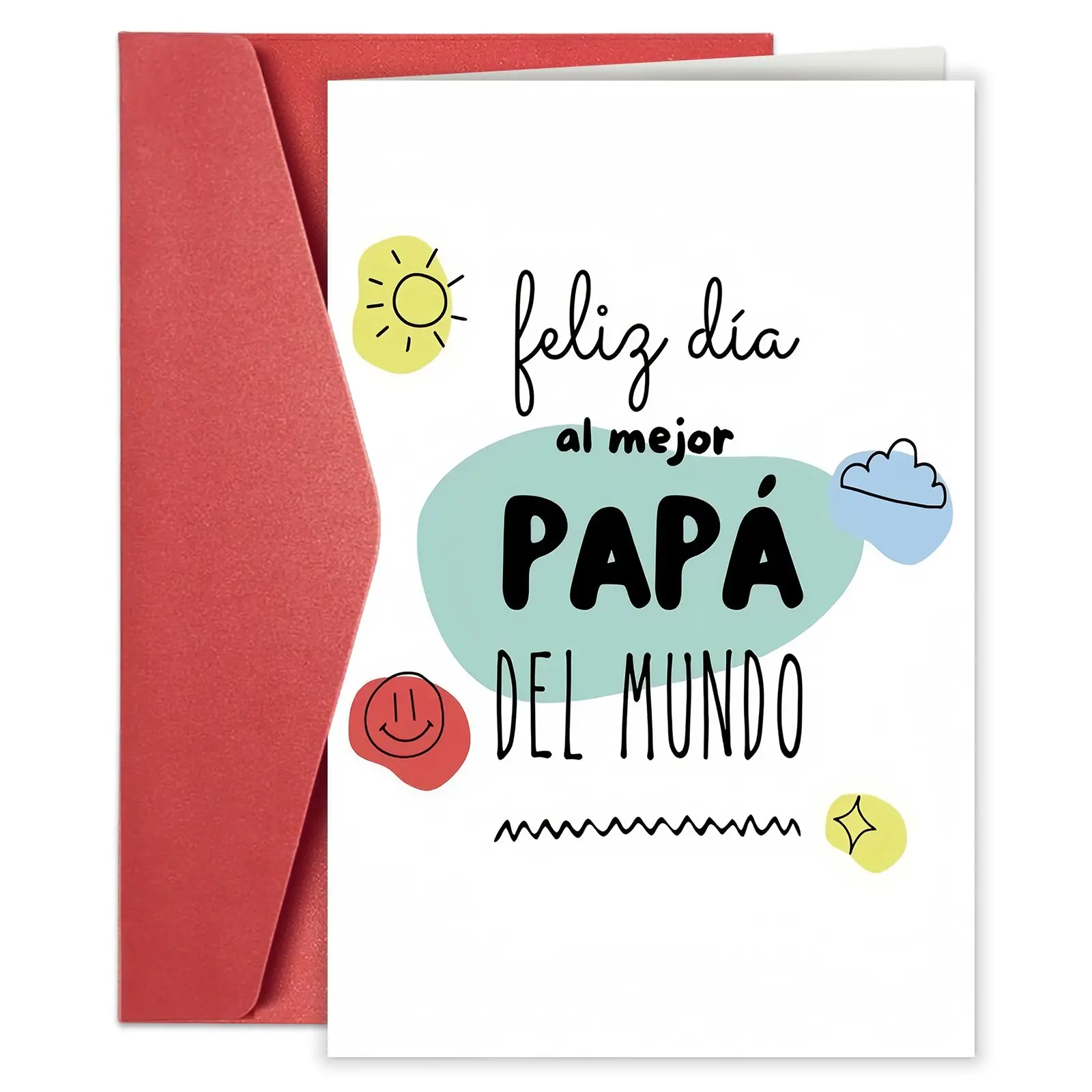 1pc Funny Father's Day Greeting Card - Happy Father's Day, Thank You Card for Dad, Birthday Card for Husband, Family - Perfect for Father's Day, Birthday, Thanksgiving - Paper Material, Fathers Day Gift