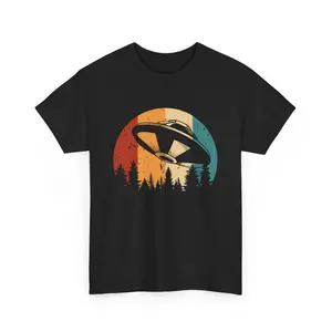 Retro Vintage Cosmic Alien Lover T-Shirt |   UFO Graphic Tee |   Space Fan Gift