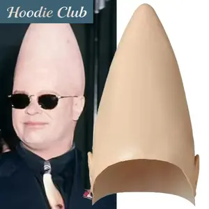 Funny Alien Headpiece Wig, Sculpted Latex Costume Hat, Unique Cosplay Prop for Halloween Party, Carnival Masquerade Outfit Accessory for Adults   Costumeshalloween