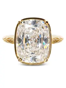 Sterling Silver Elongated Cushion Cocktail Ring