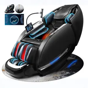 3xrelax BV-2 Shiatsu Massage Chair with Zero Gravity mode, Thai Massage mode, Heating, S & L shaped Track, Voice Control & Remote Control, Phone Holder, Remote Phone Controller, 2026 New, Creamy/Black/Dark Brown