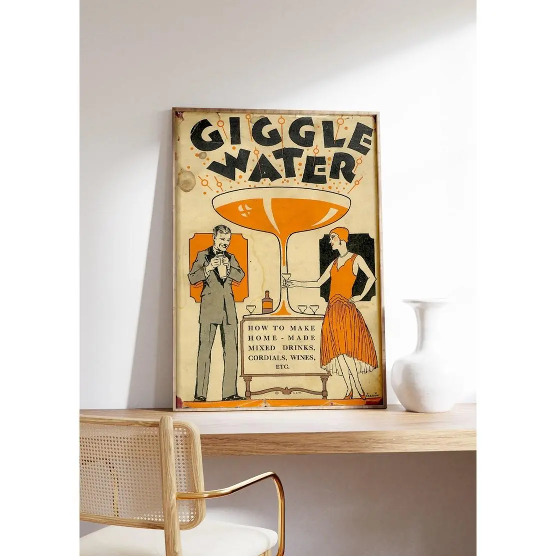 Cocktail Bar Poster, Funny Bartender Poster, Old Book Cover, Large Wall Art, Spirits And Wine Poster, Alcohol Poster, Cocktail Wall Art