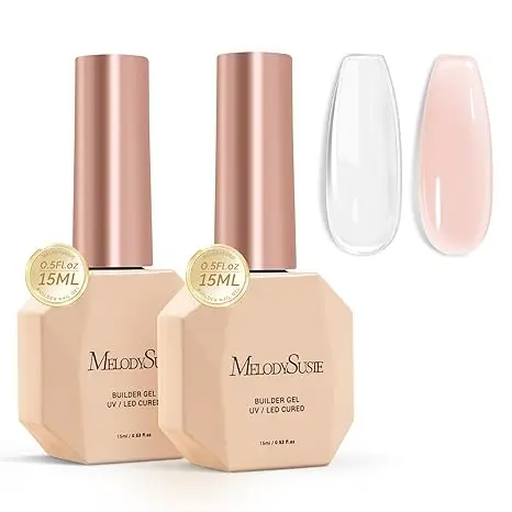 2PCS Builder Gel (Clear+Nude019)
