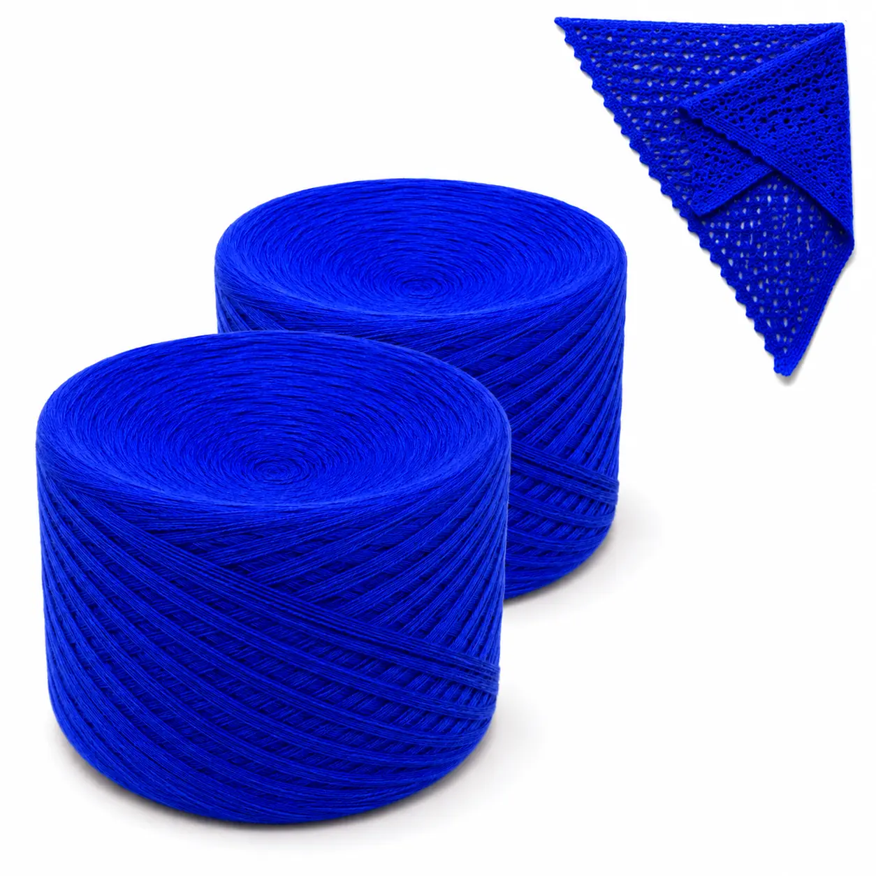 2×200g 100% Cotton Crochet Yarn Set, 400g Soft Smooth Solid Color Yarn with Crochet Hook & Stitch Markers, Knitting Yarn for Shawls, Scarves, Sweaters, Cardigans, Tote Bags, Dresses, Blankets & Table Runners