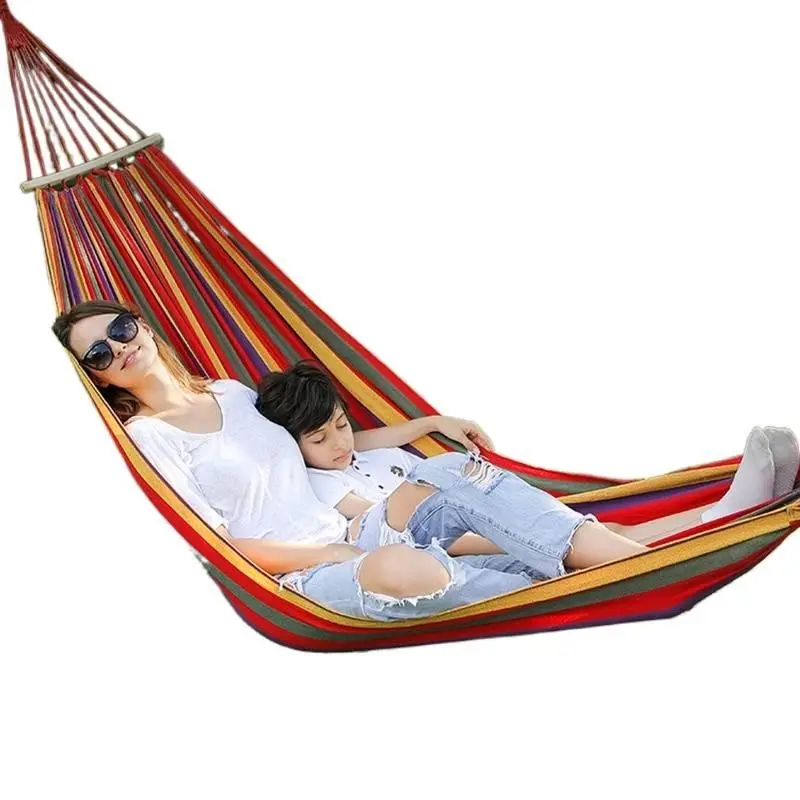 Folding Portable Soft Hammock - Durable Single & Double Hammock for Camping, Backpacking, Patio Use, Folding Portable Hammocks
