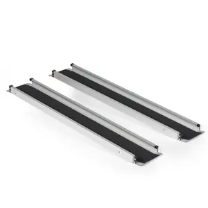 Titan Ramps 4' to 7' Telescoping Aluminum Wheelchair Ramp with 600 lb. Capacity