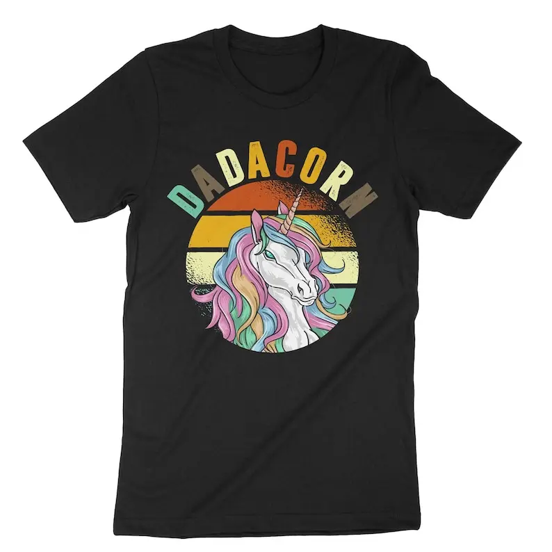 Dadacorn T-Shirt, Unicorn Dad Shirt, Father's Day Shirt, Dad Gift, Daddy Shirts, Funny Unicorn Men Shirt, Cute Papa Shirt, Gift for Father