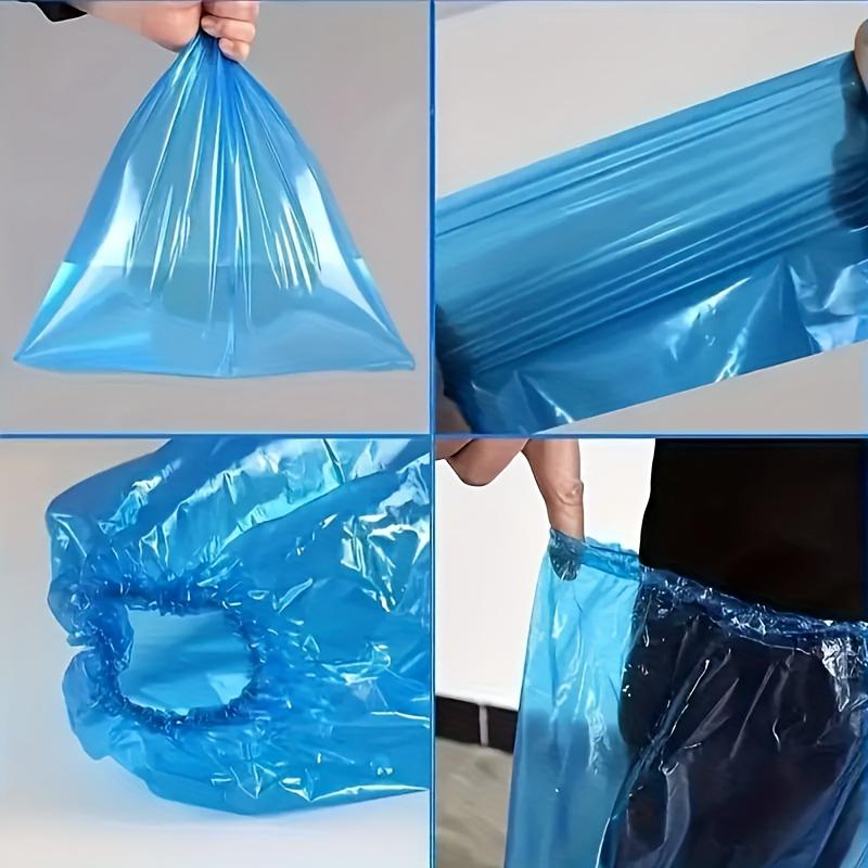 10 piece Disposable Rain Shoe Cover Waterproof Non slip and Sand proof Rainy Day Foot Cover Unisex Transparent Color and Blue Suitable for Indoor and Outdoor Rainy Days