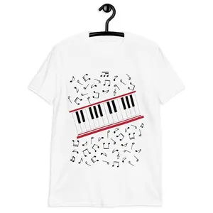 Michael Jackson Beat It T-Shirt,Unisex shirt, Beat It Keyboard T Shirt Piano & Music Notes