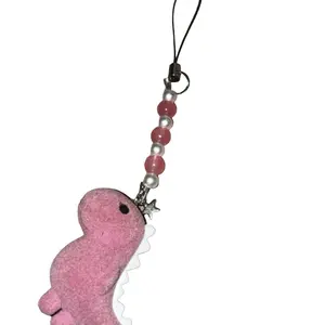 pink unicorn phone keychain charm silver star  Accessories