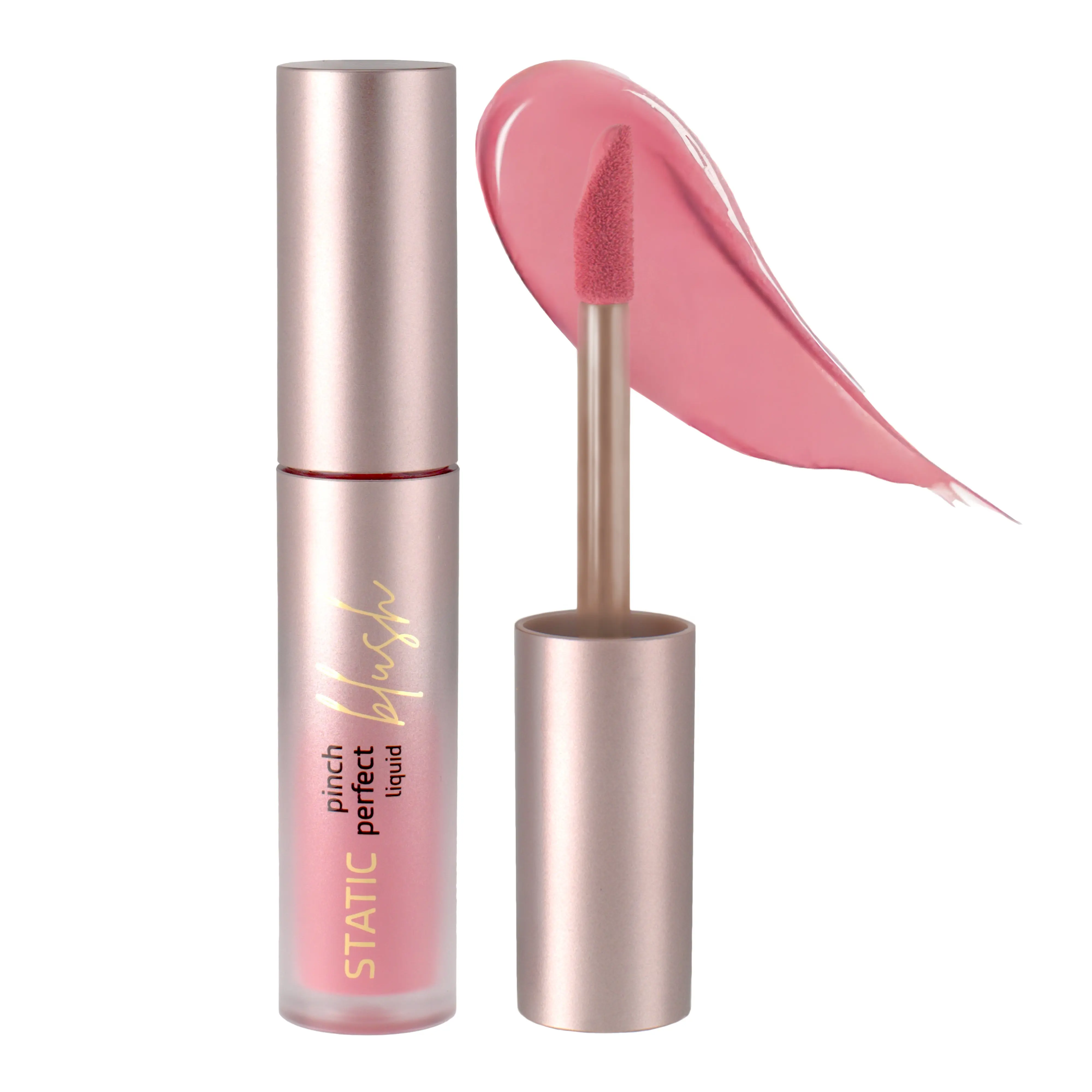 Ahava Pinch Perfect Liquid Blush - Soft Pink, Buildable Formula for Natural Radiance & Long-Lasting Color - Versatile for Cheeks & Lips - Ultra-Blendable & Creamy Texture