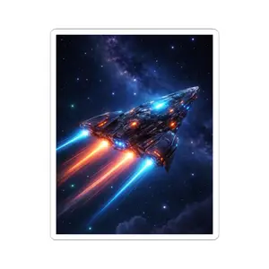 Spaceship Sticker
