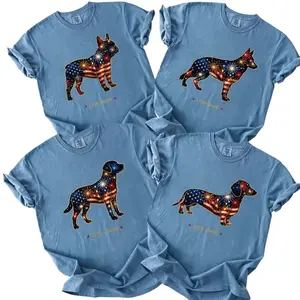Comfort Colors 50+ Dog Funny 4th of July Shirt, Merica Golden Retriever Shirt, 4th of July Australian Shepherd Dog Shirt, Labrador Retriever Mom Gift, Patriotic Dog Tee, Dachshund Lover Shirt, 4th of July Gift - AK