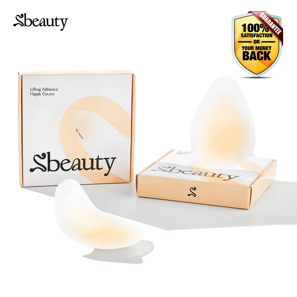 Sbeauty Lifting Adhesive Nipple Covers, Contains Aloe Vera Extract