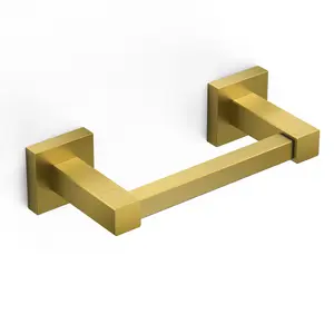 FORIOUS Toilet Paper Holder Wall Mount, Stainless Steel Rustproof Double Post Pivoting Tissue Roll Holder for Bathroom, Commercial Toilet Paper Dispenser