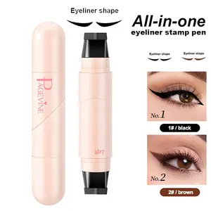Rotating Wing Stamp Eyeliner – Dual-Head Design with Precision Tip, Waterproof Smudge-Proof Formula,Quick-Drying Makeup for Busy Daysand Special Occasions.