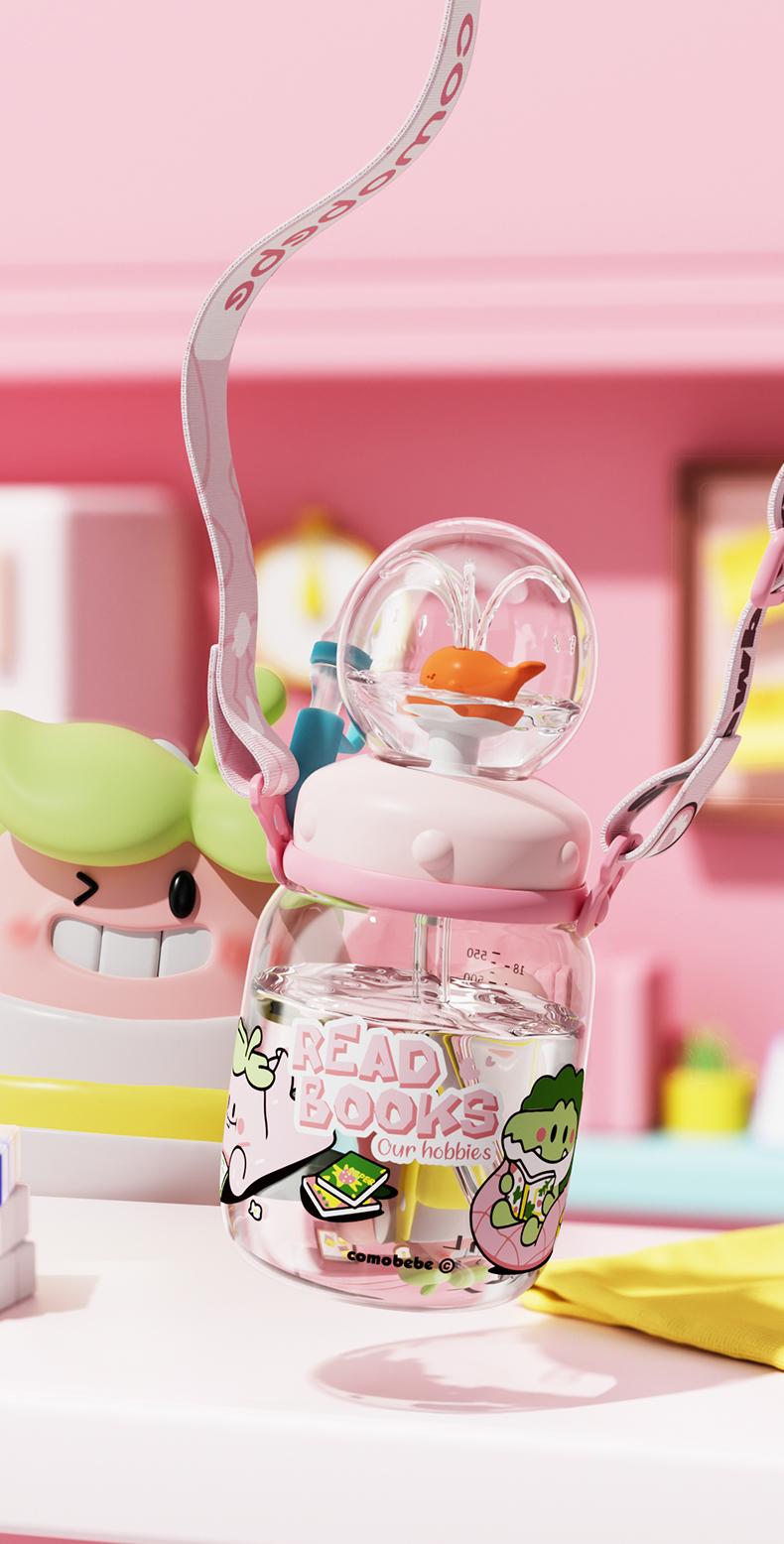 【COMOBEBE】18oz Tritan Sippy Cup – Whale Spray Design, BPA-Free, Spill-Proof, Dishwasher Safe, Fun for everyone Bottle Drinkware 【COMOBEBE】18oz Tritan Sippy Cup – Whale Spray Design, BPA-Free, Spill-Proof, Dishwasher Safe, Fun for everyone Bottle Drinkware