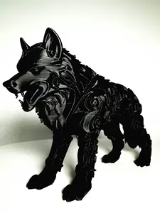 Mystic Wolf Sculpture Statue