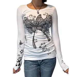 Butterfly Bliss Long Sleeve White Butterfly Bliss Long Sleeve White