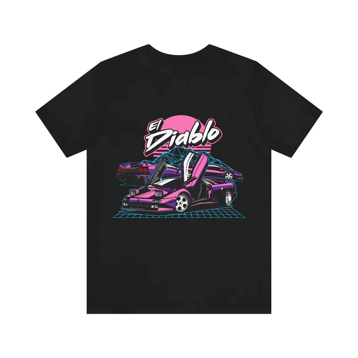 Lamborghini Diablo SVJ retro t shirt / vintage t-shirt/ racing t-shirt/ gifts/ gifts for him/ gifts for dad/ gifts for husband/birthday gift Free Shipping