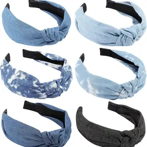Denim Knot Headbands