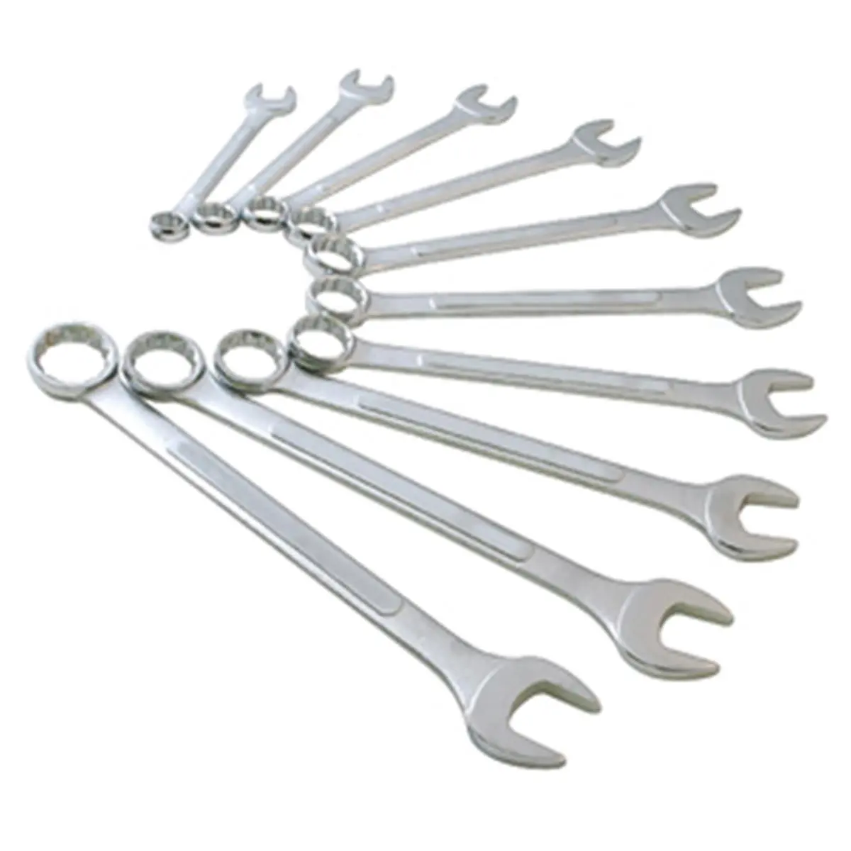 212 MAIN 10-Piece SAE Jumbo Combination Wrench Set - Heavy-Duty Carbon Steel High-Torque Tool, ANSI Std Raised Panels, Auto Repair Tools, Heavy Duty Wrench
