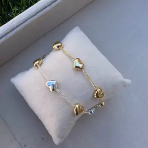 Mini hearts adjustable bracelet