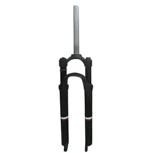29" Bicycle Suspension Fork 28.6mm Tapered Tube Single Shoulder 1-1/8" Threadless, Disc Brake, Aluminum