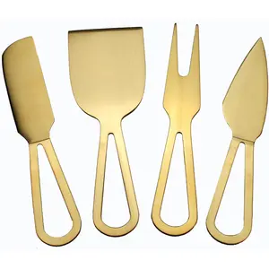 PRODYNE K-4-OG GOLD SET OF 4 CHEESE KNIVES