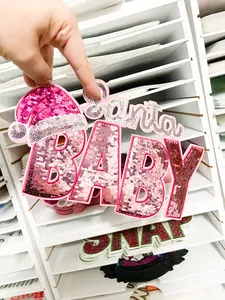 10” Santa Baby - SEQUIN Patch