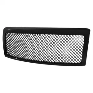 2009-2014 Ford F-150 Glossy Black ABS Mesh Grille 2009-2014 Ford F-150 Glossy Black ABS Mesh Grille