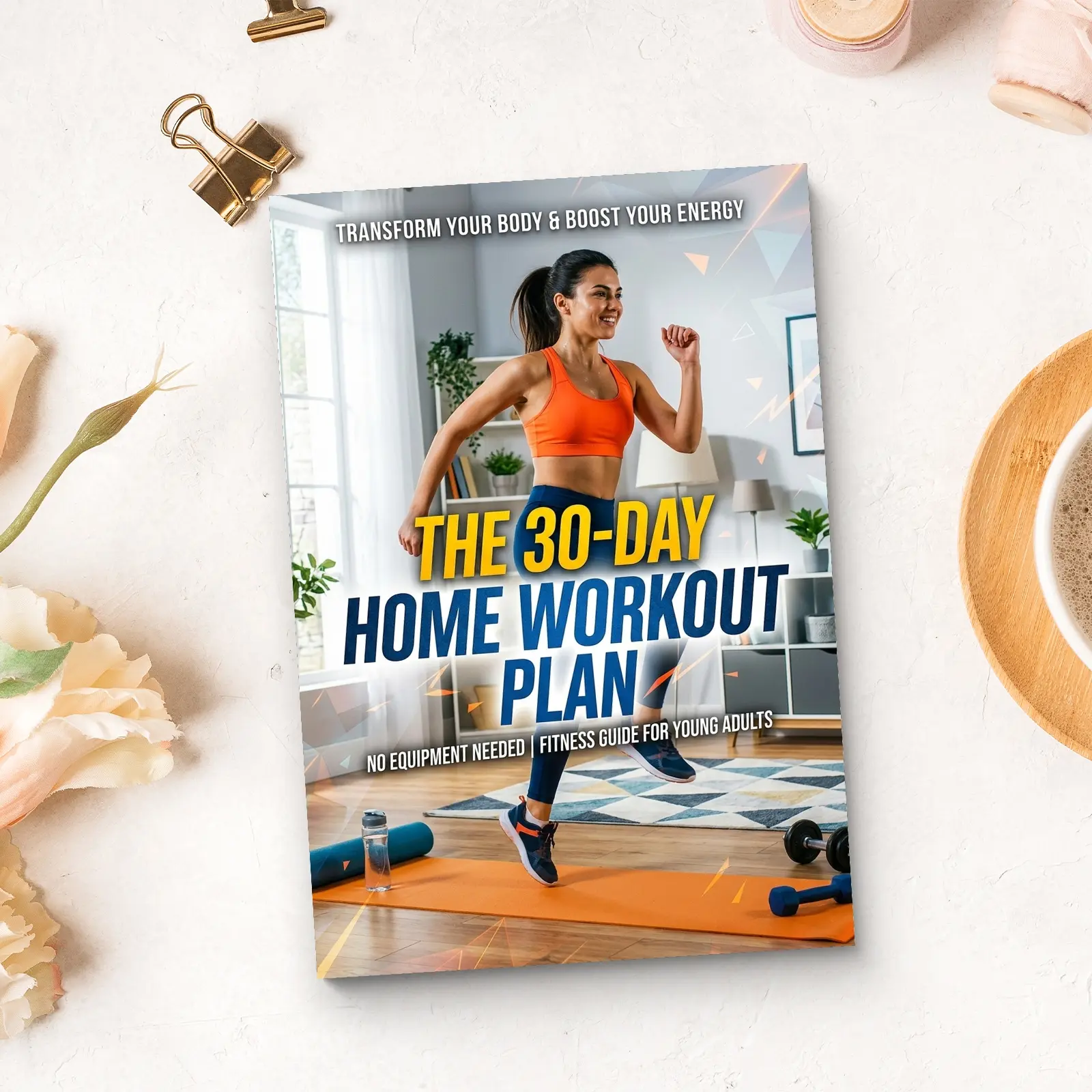 The 30-Day Home Workout Plan: No Equipment Fitness Guide for Young Adults, Simple Exercise Routines, Weight Loss Support, Body Toning, Energy Boost and Healthy Lifestyle