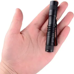 High Lumens LED Mini Flashlight - Bright Small Handheld Pocket Pen Light for Camping and Outdoor