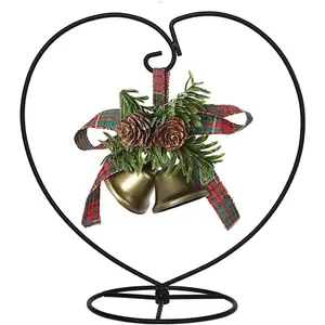 CXLE Ornament Display Stand, Ornament Stand Holder Iron Pothook Stand for Hanging Glass Globe Air Plant Terrarium, Witch Ball, Christmas Ornament and Home Wedding Decoration