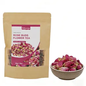 Rose Petals 1.76oz, Calming Herbal Tea, Antioxidant & Skin Health Support, Caffeine-Free, Vegan for Tea, Baking & Aromatherapy