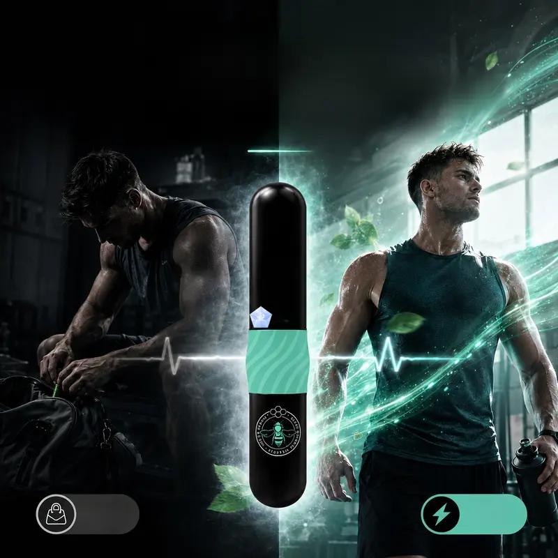 [BesfeeL] Multi-functional post-workout recovery supplement stick for men, made with natural plant extracts; mint-flavored—a summer essential.