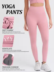 1-Pack Leggings with Built-in Padding – High-Waisted Butt-Lifting Soft & Skin-Friendly 4-Way Stretch Non-Restrictive High-Elasticity Skinny Fit Shows Straight Legs