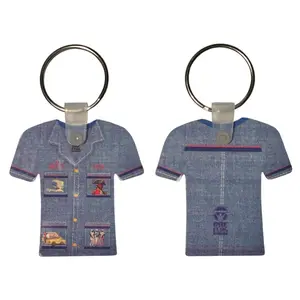 Custom Football Soccer Jersey Keychain - Personalized Haitian Sports Accessory