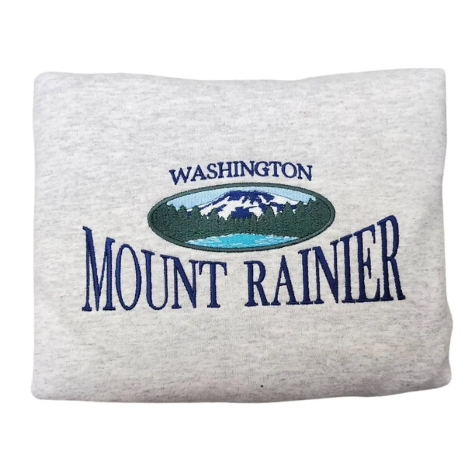 Mount Rainier Embroidered Crewneck, Mount Rainier Washington Crewneck, Embroidered Gifts