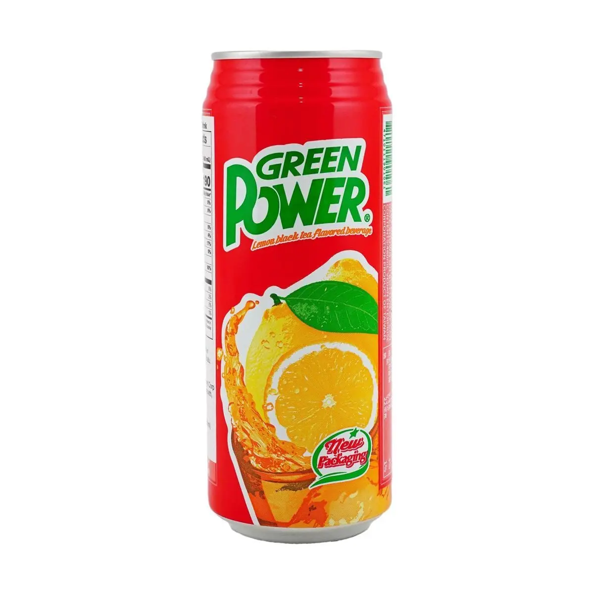 Greenly Taiwan Lemon Black Tea 480ml - Authentic Taiwanese Brewed Iced Tea Drink