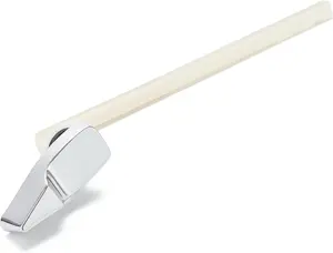 Toilet Tank Flush Lever Replacement for Mansfield - Front Mount, Chrome Finish Handle - Designed for Optimal functionality - Compatible with Mansfield Flush Valve Systems