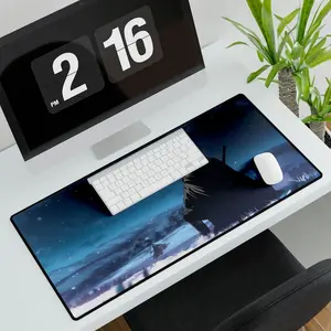 Anime Vinland Saga Desk Mat, Winter Anime Character Gaming Keyboard Mouse Pad, Game, Anime, Desk Mat Gaming Gear for Work Game Office Home, Gift for Friends
