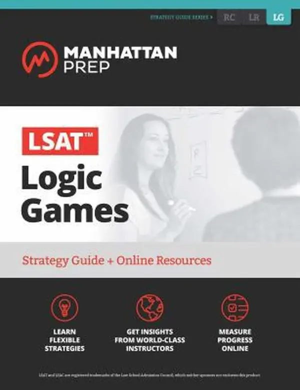 USED Book - LSAT Logic Games: Strategy Guide + Online Tracker by Manhattan Prep (Paperback) - english