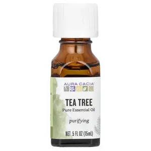 Aura Cacia Pure Essential Oil, Tea Tree, 0.5 fl oz (15 ml)