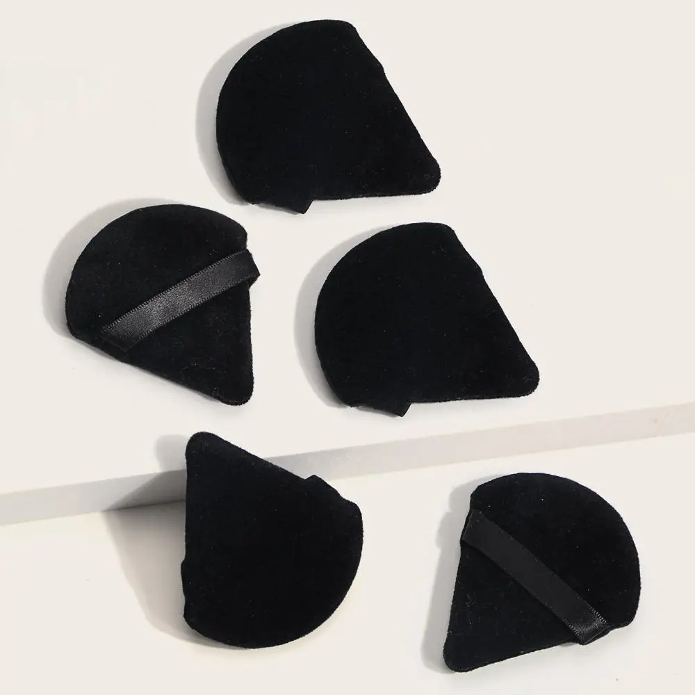 MAANGE Triangle Powder Puff, Soft Makeup Sponge Puff for Liquid Foundation, 1 Set Face & Body Powder, Cream, Blending & Facial Detailing