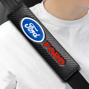 Ford Car Seatbelt Shoulder Pad, Personalized Interior Decoration Accessory, Safety Belt Cover Shoulder Cushion, Creative Car Modification