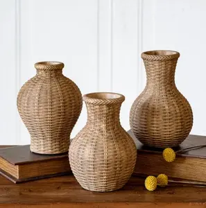 Stoneware Weave Vase