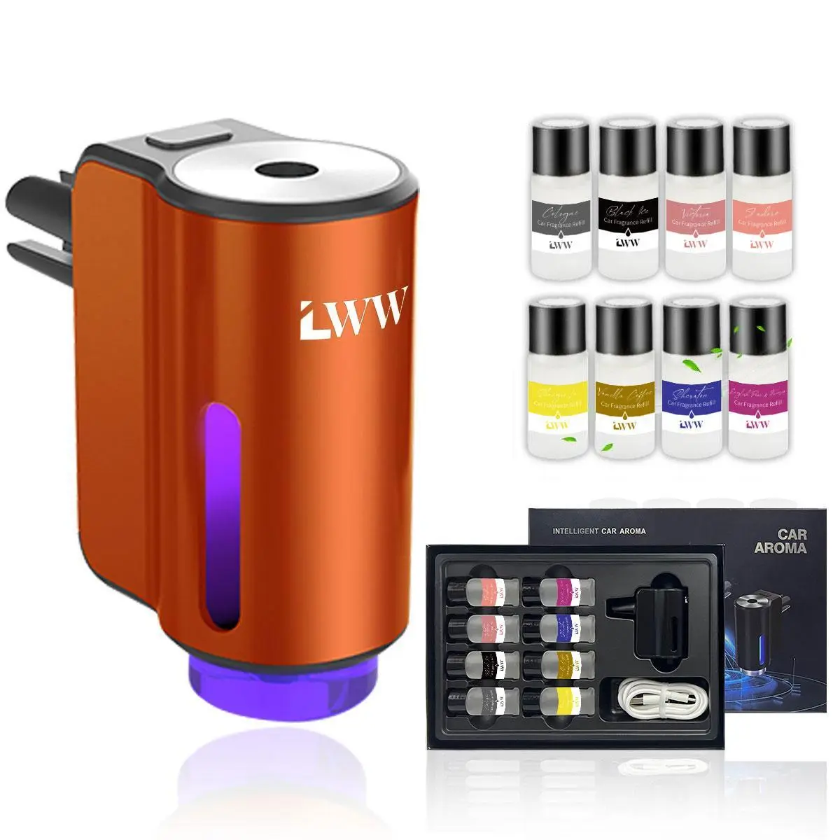 (8 bottles) - ORANGE - Mixed Flavor