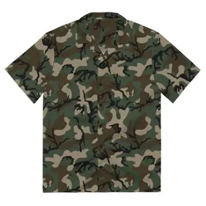[Hot Summer 2026] Hawaiian Shirts Camo – American M81 Woodland Military CAMO Unisex Aloha Button Up Shirt, Tropical Short Sleeve Hawaiian Shirt for Men Women